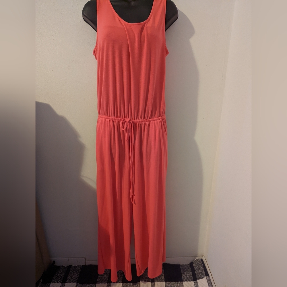 Zenana PINK large Capri pants suit